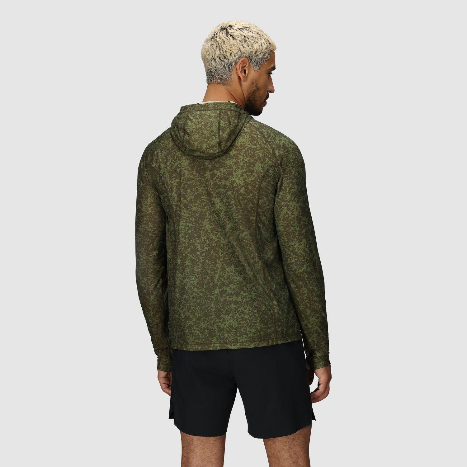Polera Outdoor Research Hombre Echo Printed Verde-1