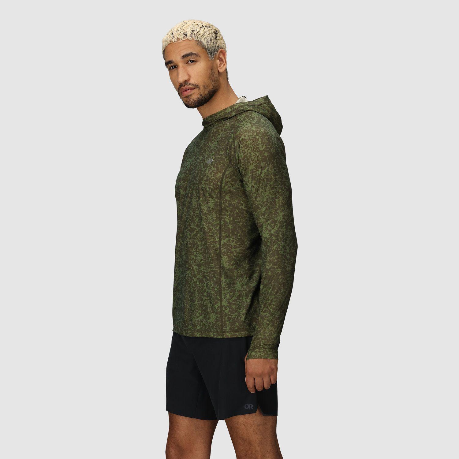 Polera Outdoor Research Hombre Echo Printed Verde-2