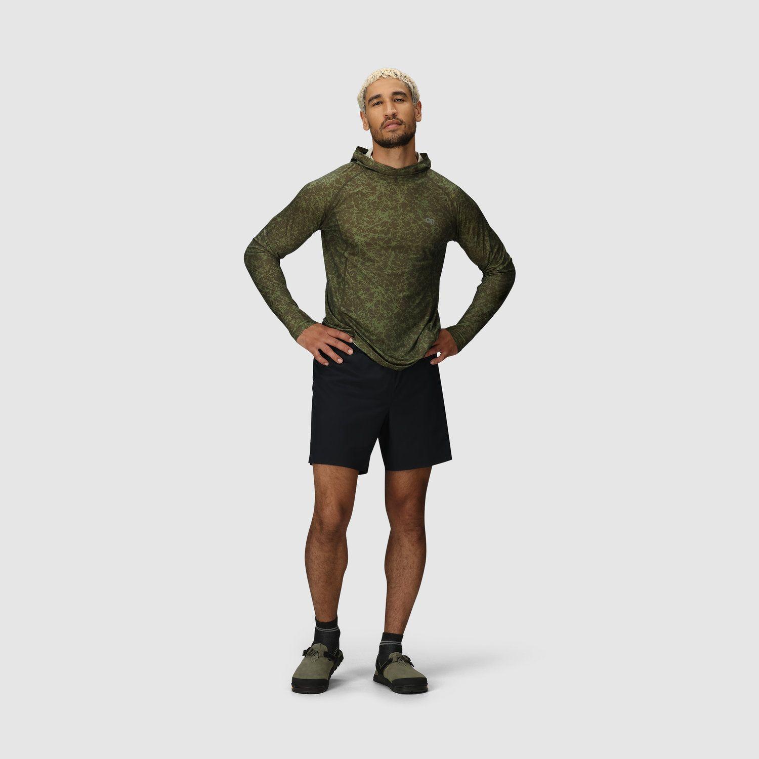 Polera Outdoor Research Hombre Echo Printed Verde-3