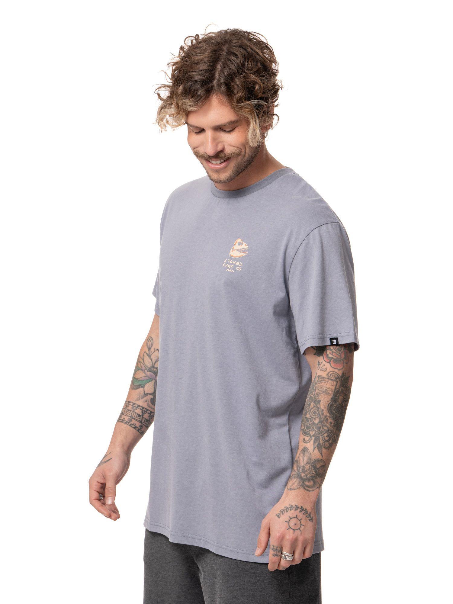Polera Stoked Hombre Fish Azul-1
