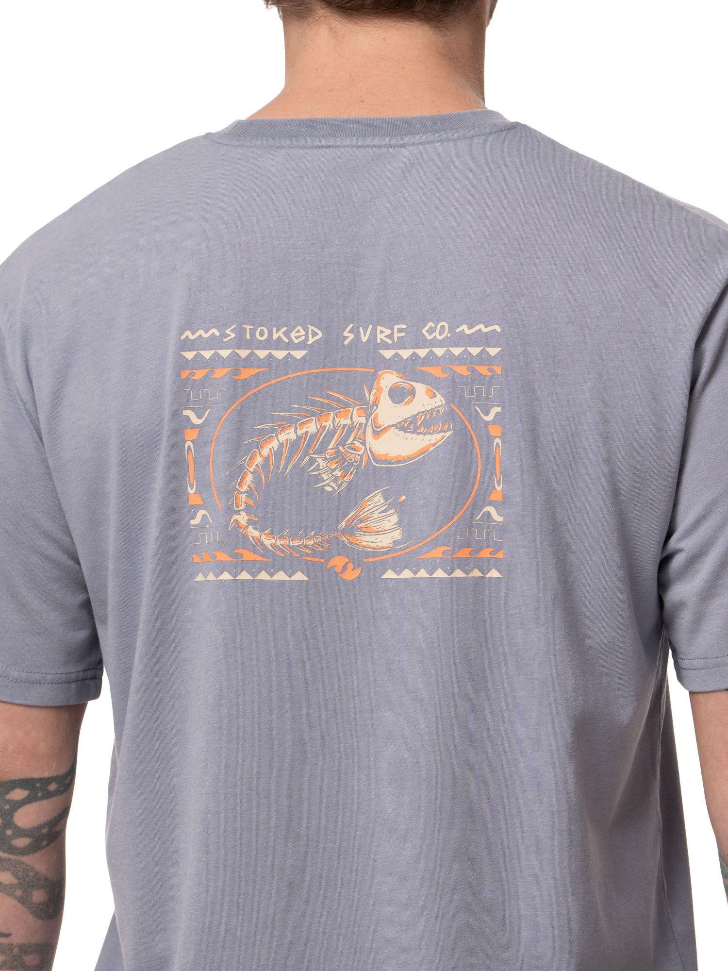 Polera Stoked Hombre Fish Azul-4