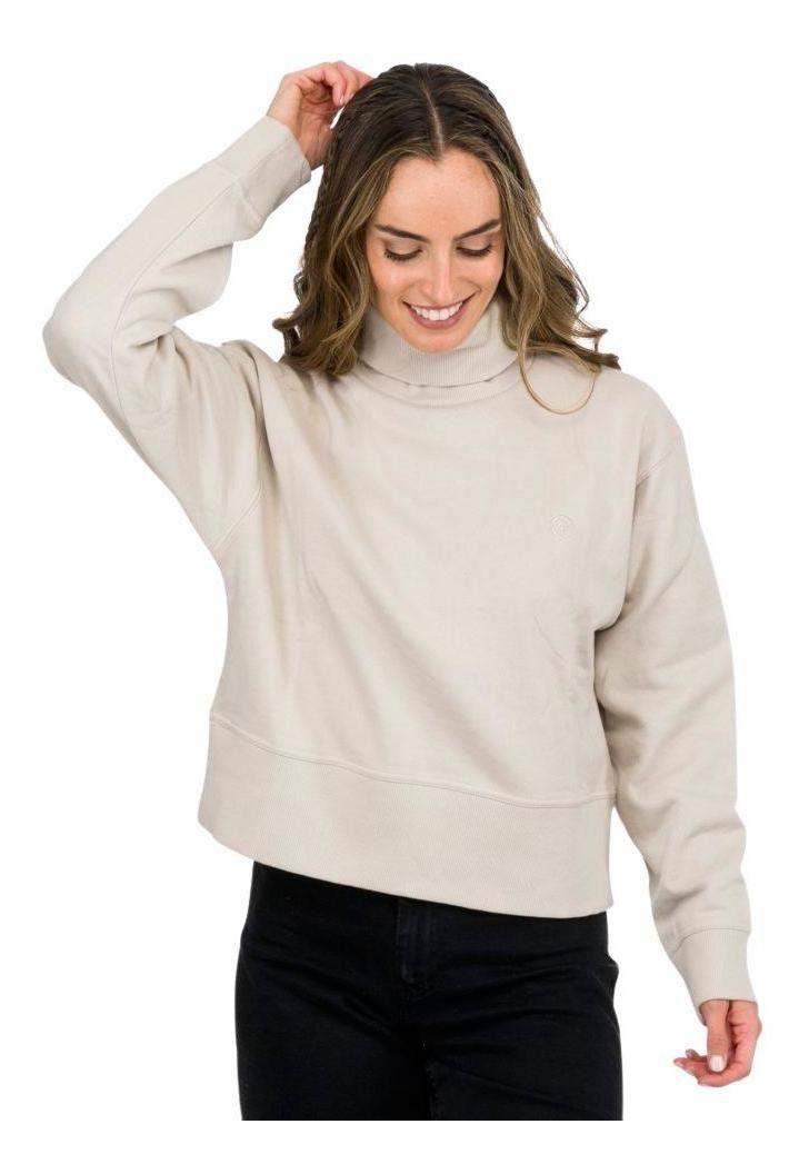 Poleron Kivül Mujer Seres Beige-0