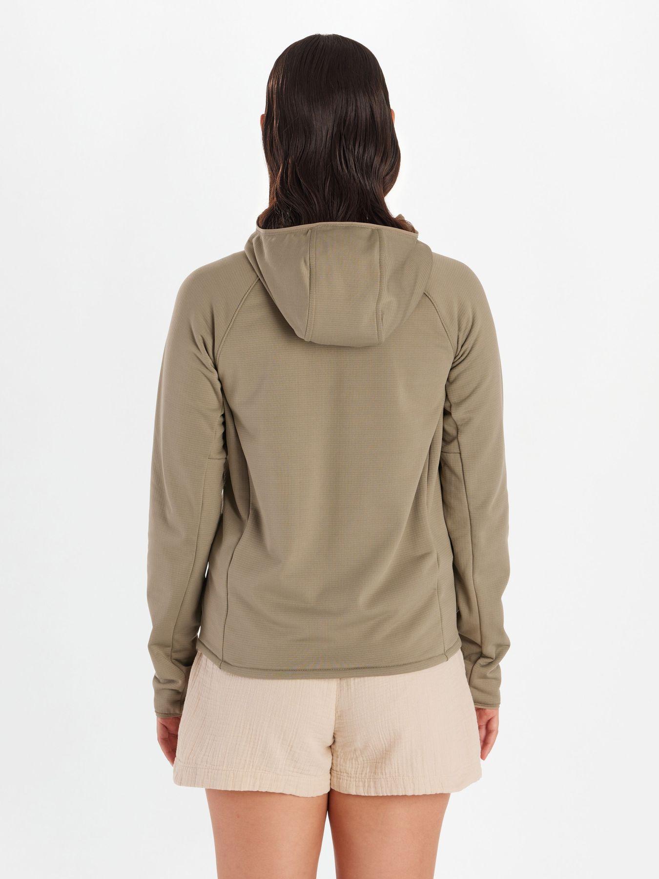 Polar Marmot Mujer Leconte Fleece Hoody Café-1
