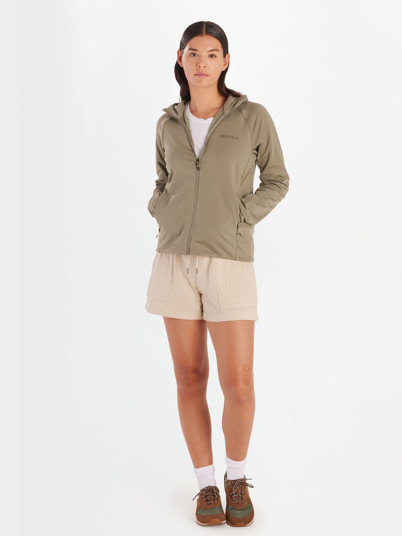 Polar Marmot Mujer Leconte Fleece Hoody Café-2