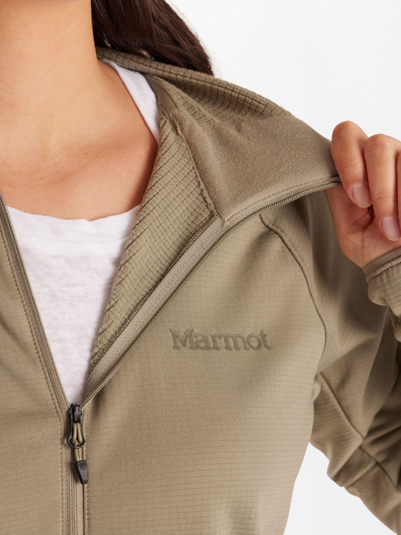 Polar Marmot Mujer Leconte Fleece Hoody Café-5