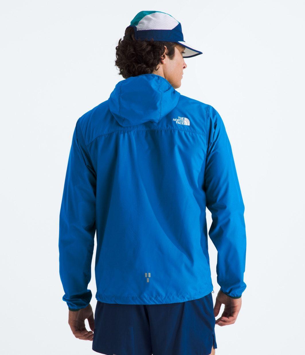 Chaqueta TNF Hombre Cortaviento Higher Run Wind Celeste-1