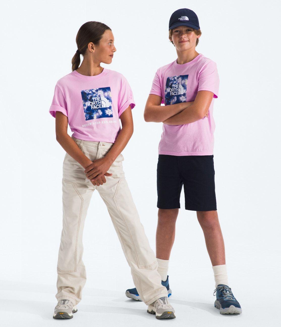 Polera The North Face Niñas y Niños Box Nse S/S Rosado-0