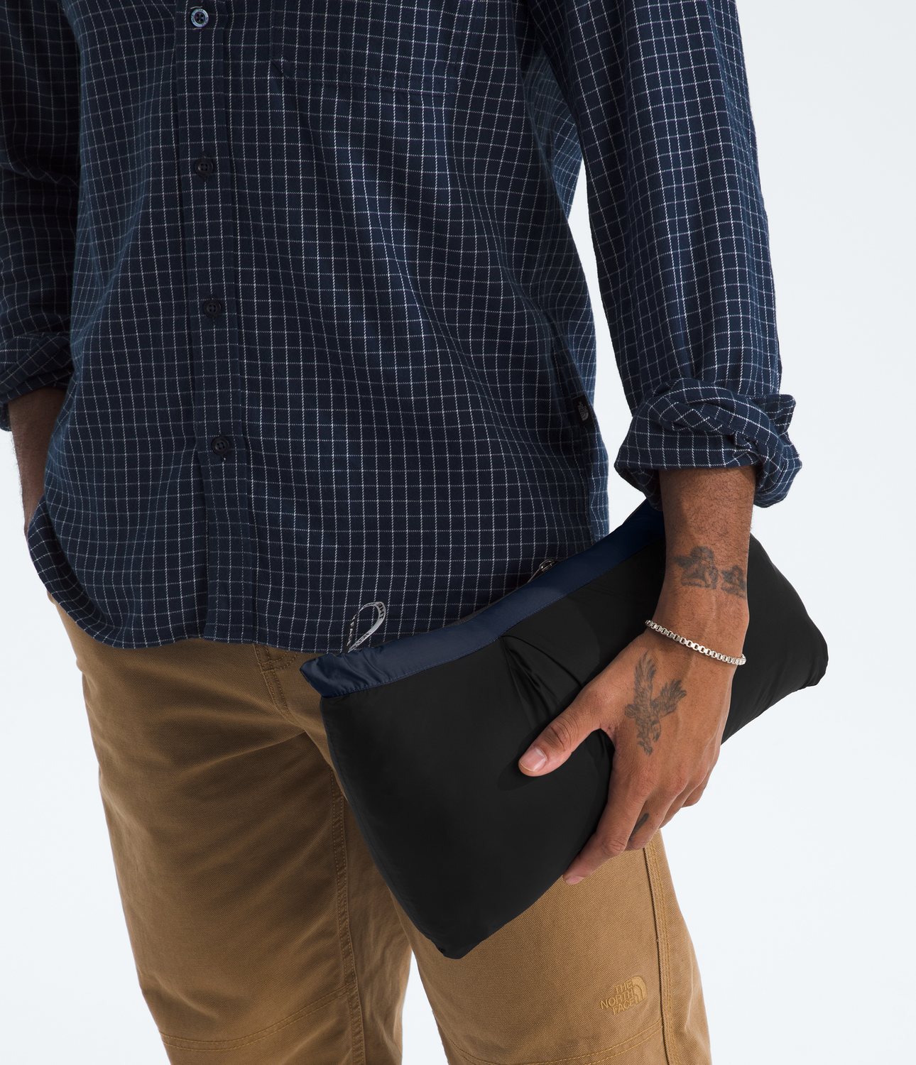 Chaqueta De Pluma 1996 Retro Nuptse Hombre Azul Marino-3