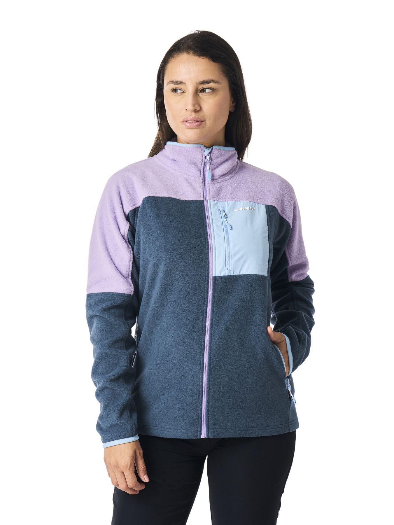 Polar Andesgear Mujer New Maihue Fullzip Azul-0