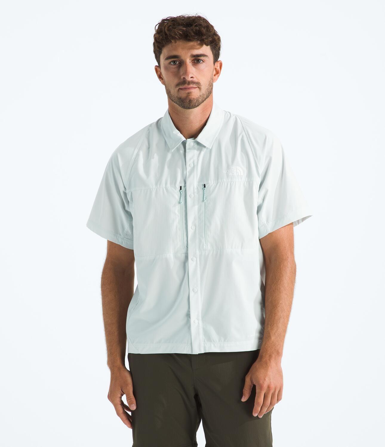Polera Trail Lightrange Ss Shirt Hombre Blanco-0