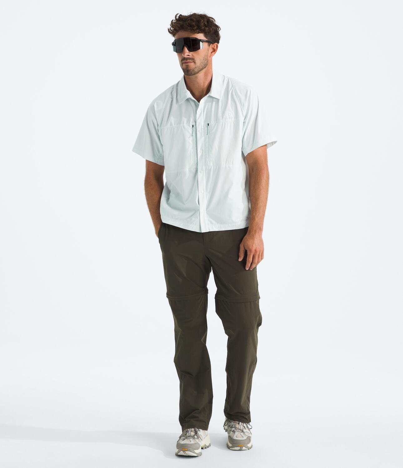 Polera Trail Lightrange Ss Shirt Hombre Blanco-1