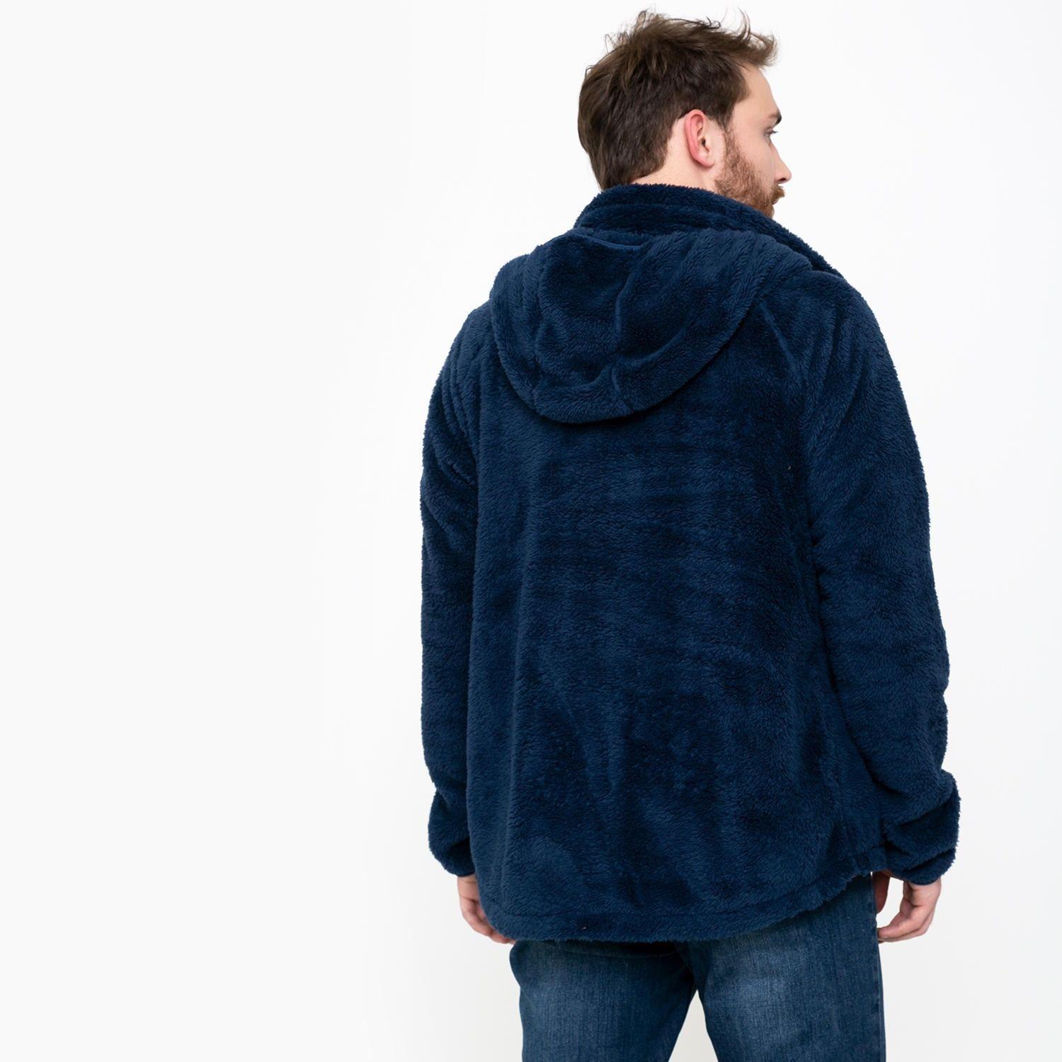 Polar Kivül Hombre Elek Shaggy Hoodie Azul Azul-1