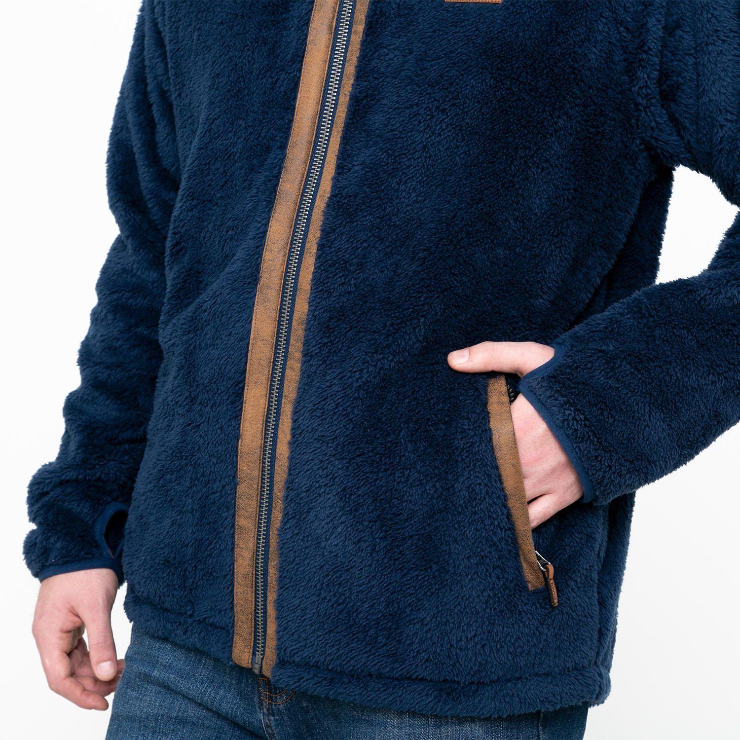 Polar Kivül Hombre Elek Shaggy Hoodie Azul Azul-2