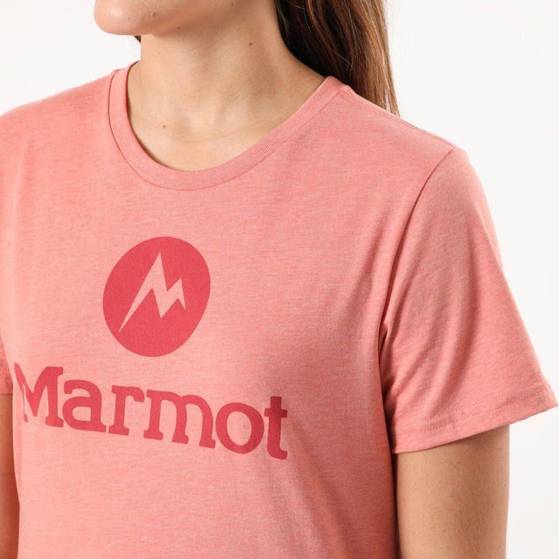 Polera Marmot Mujer Circle Logo Tee Rosa Rosado-3