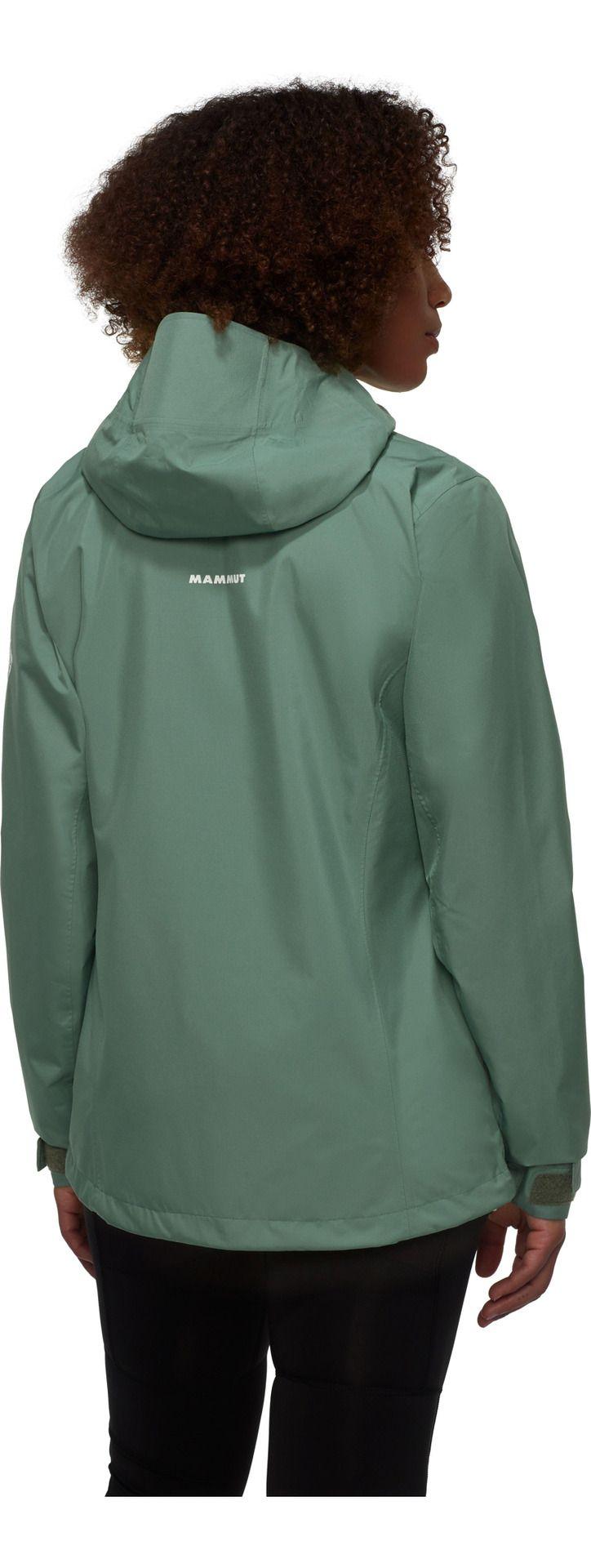 Chaqueta Mammut Mujer Alto Hs Hooded Verde-1