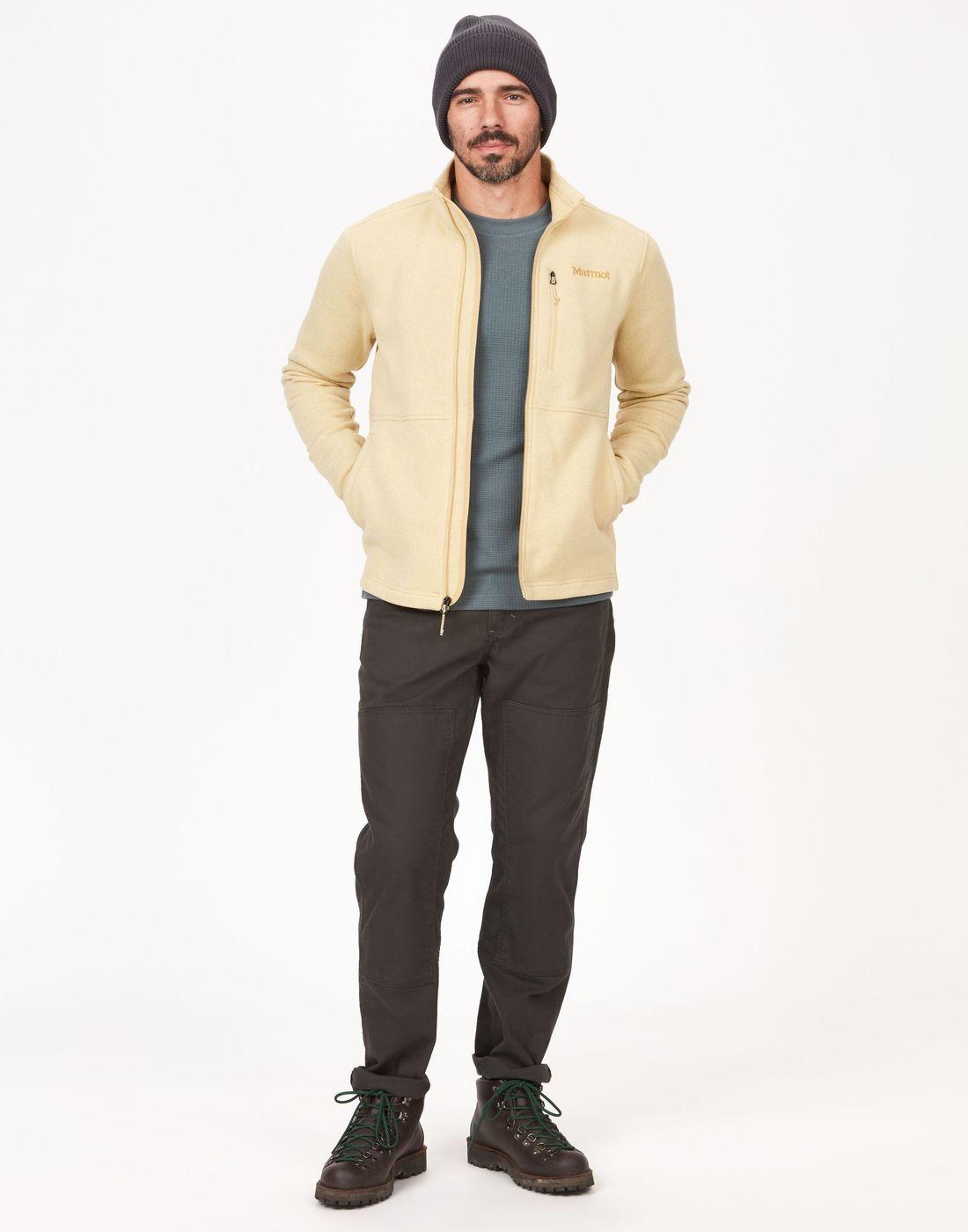 Polar Marmot Hombre Drop Line Jacket Amarillo-2