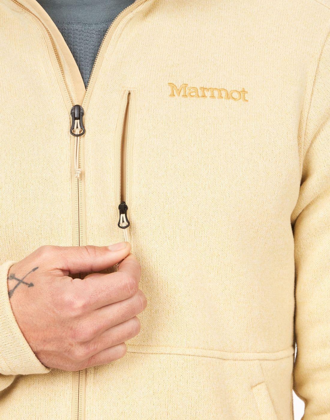 Polar Marmot Hombre Drop Line Jacket Amarillo-4