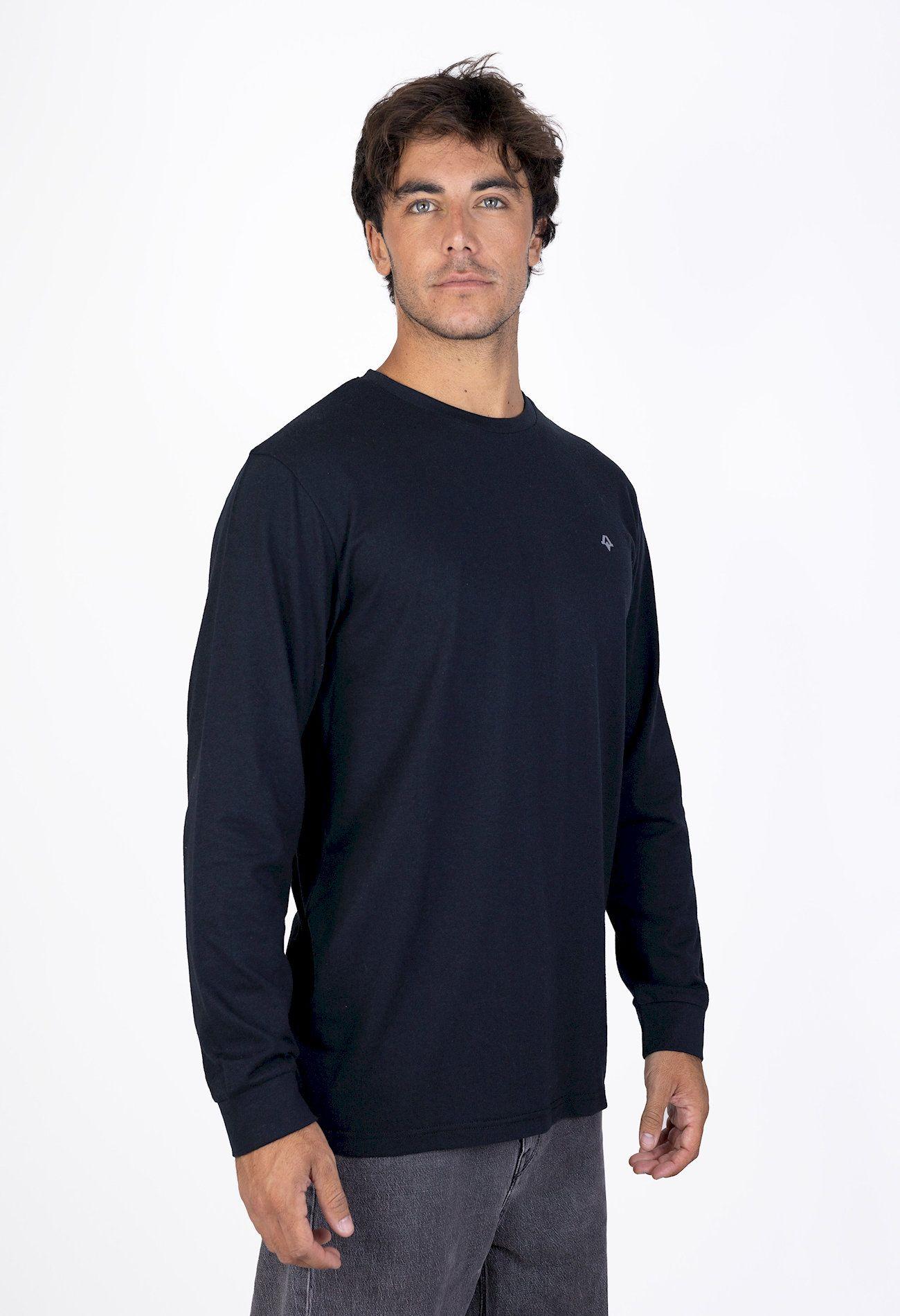 Polera Kivul Hombre Logo Negro-1