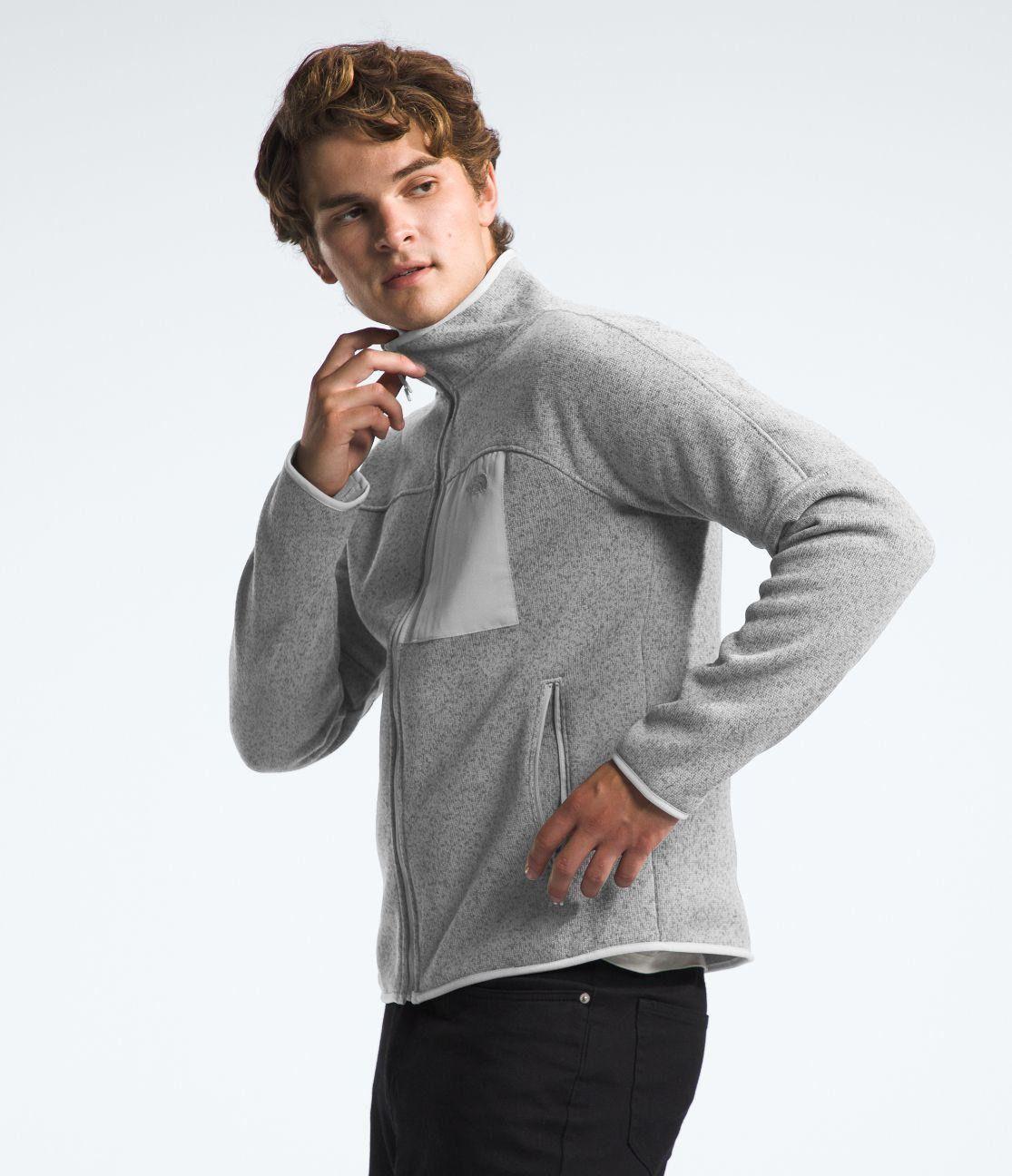 Polar The North Face Hombre Front Range Fleece Gris-2