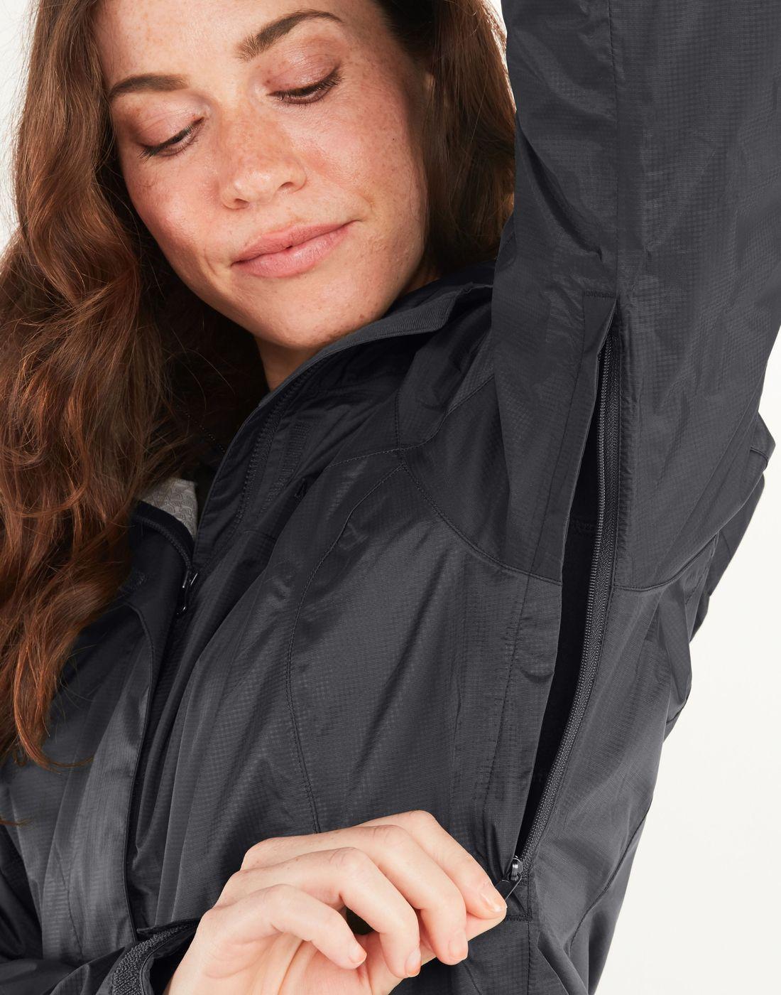 Chaqueta Marmot Mujer W Precip Eco Jacket Negro-3