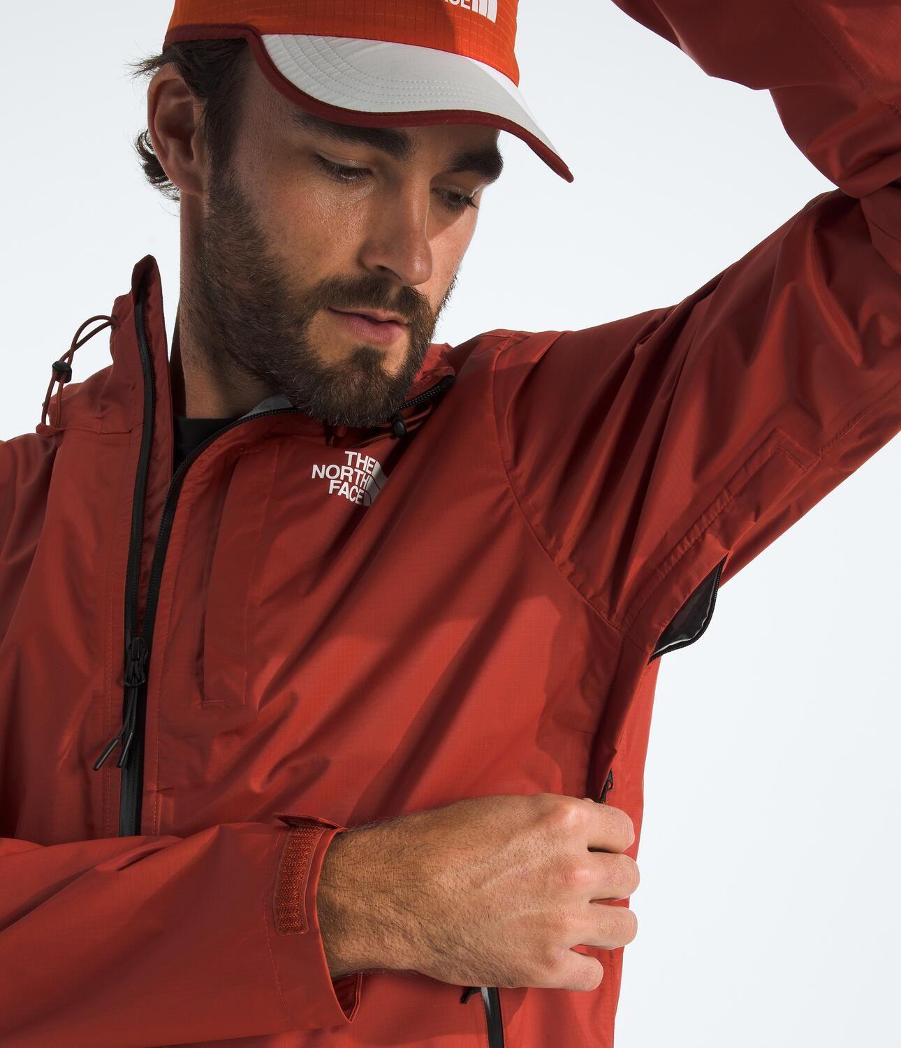 Chaqueta Impermeable Alta Vista Hombre Rojo-4
