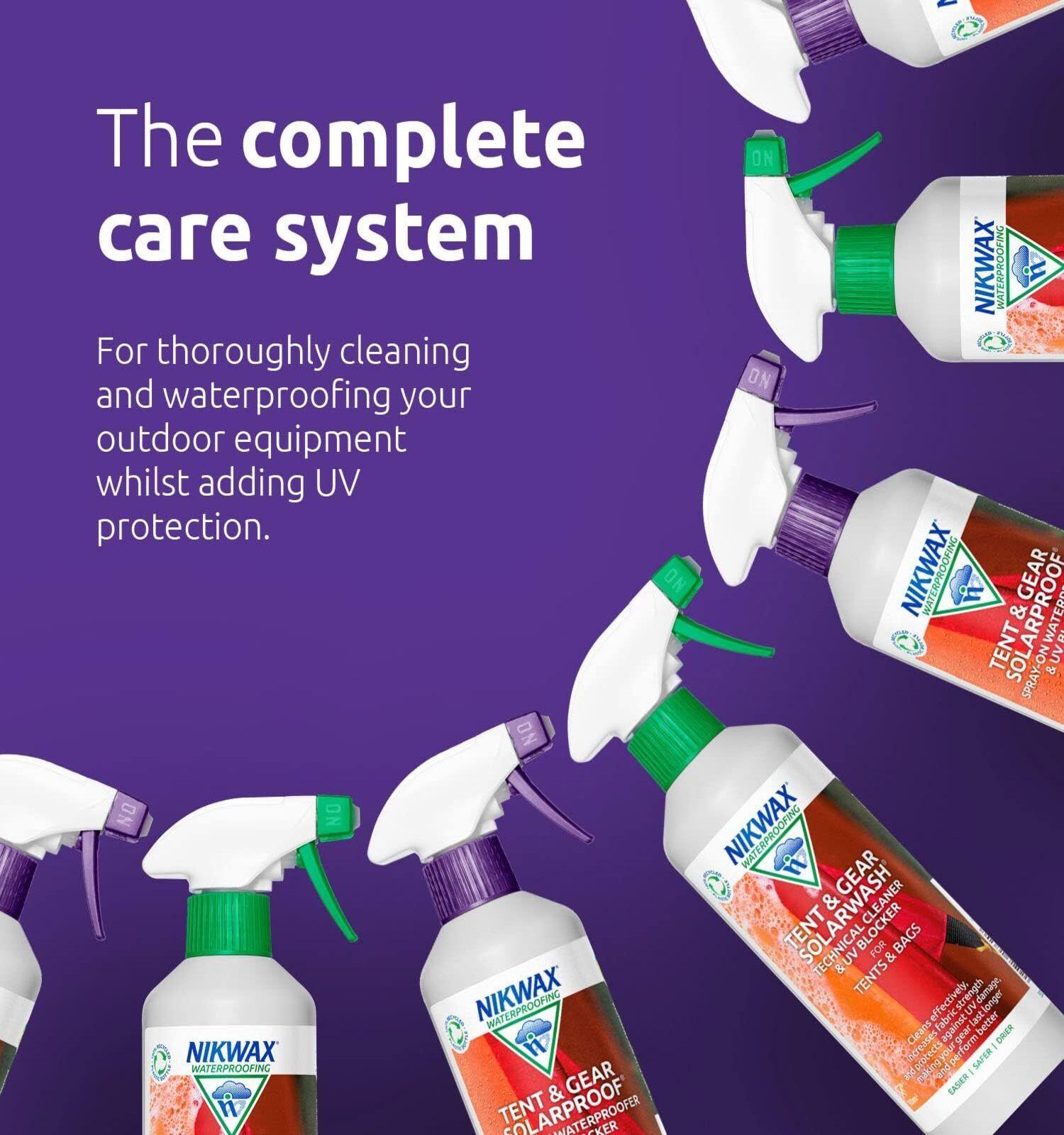 Set De Limpieza Y Protección Uv Para Carpas Nikwax 500 Ml-2
