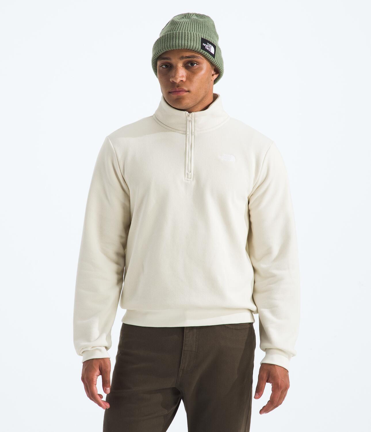 Poleron Evo Simple Dome 1/4 Zip Hombre Blanco-0