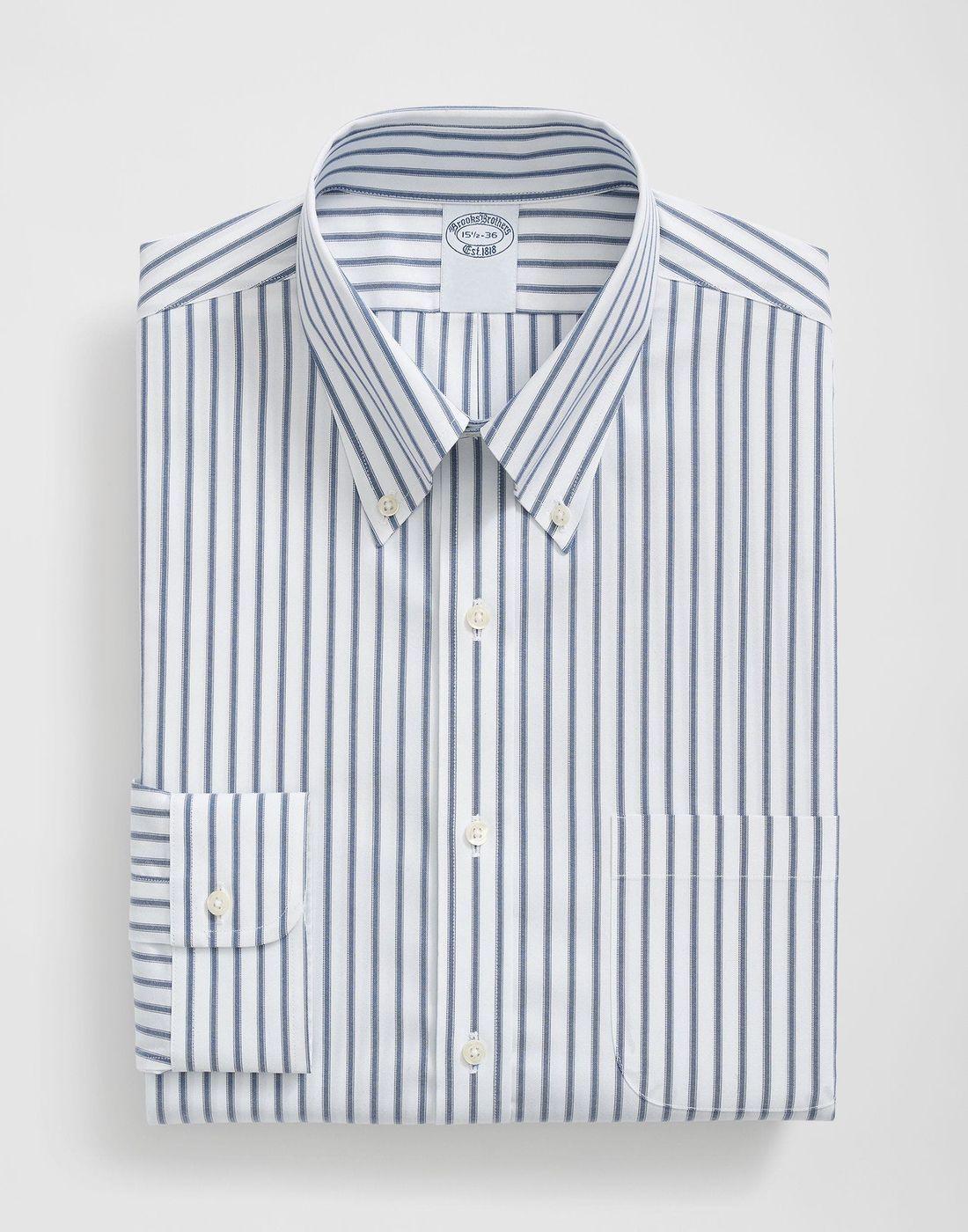 Camisa Brooks Brothers Hombre Sppt Pbd Reg Azul-2