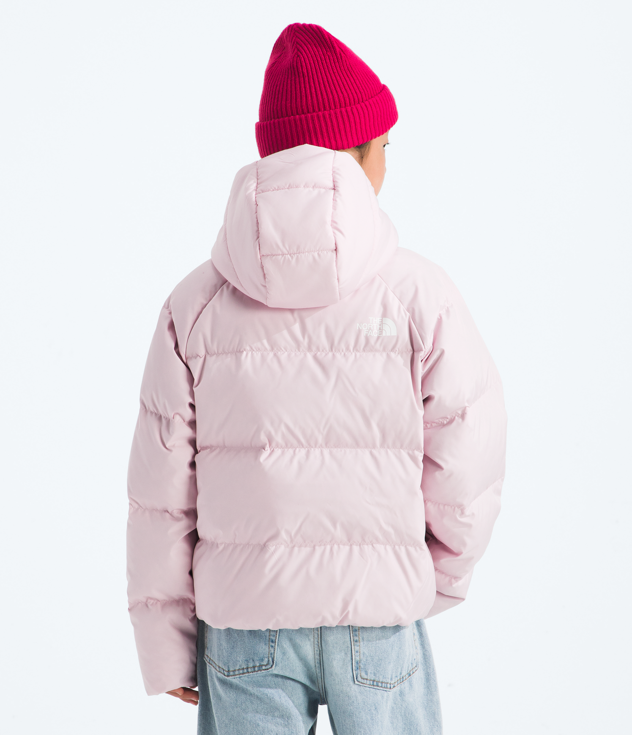 Chaqueta North Down Hooded Jacket Niña Rosado-1