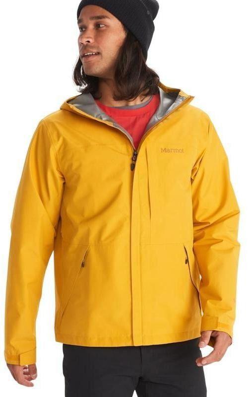 Chaqueta Marmot Hombre Impermeable Minimalist Gtx Amarillo-0