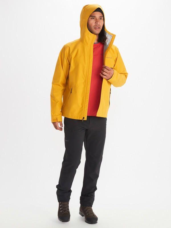Chaqueta Marmot Hombre Impermeable Minimalist Gtx Amarillo-2