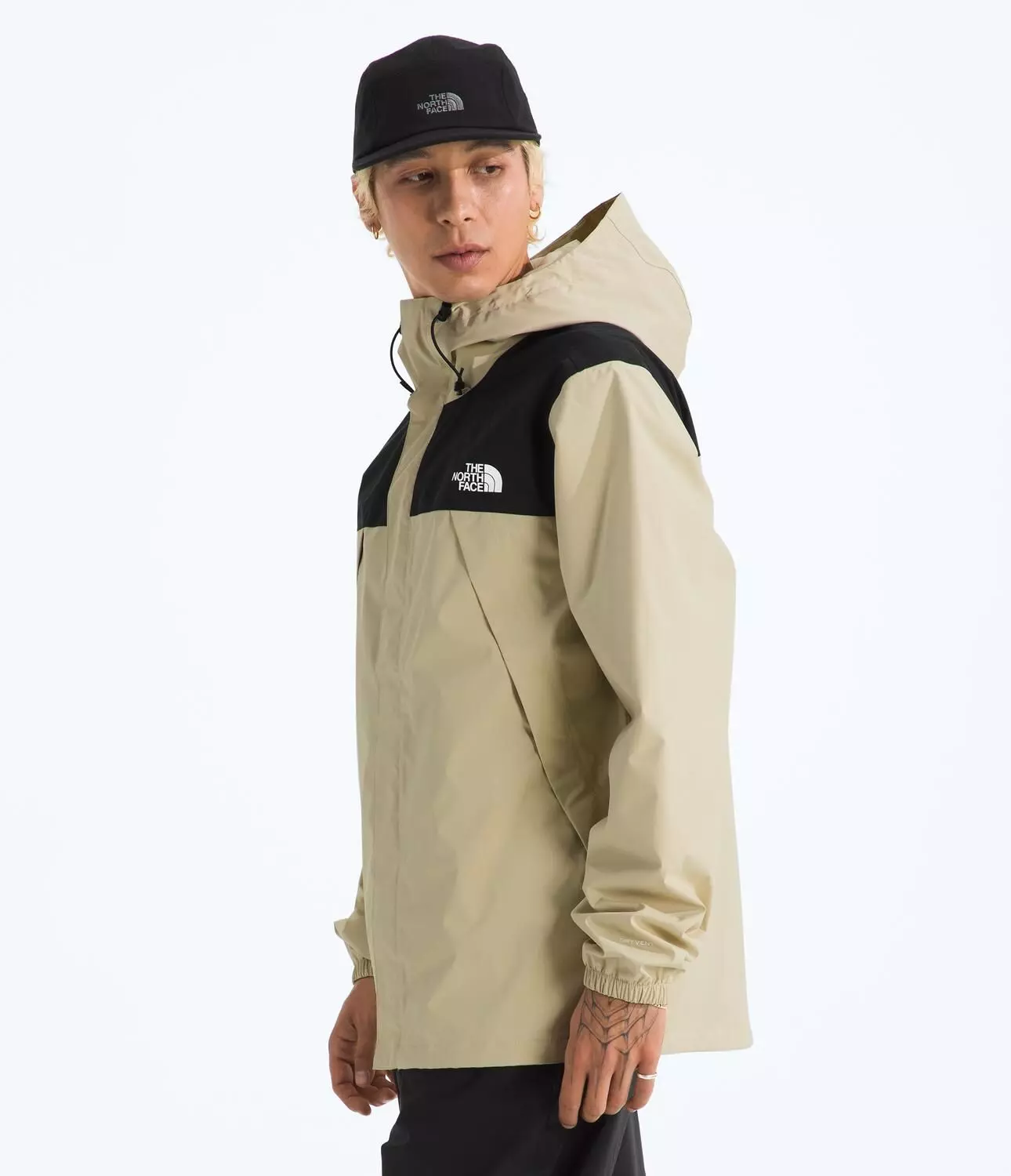 Chaqueta Impermeable Antora Hombre Café Claro-4