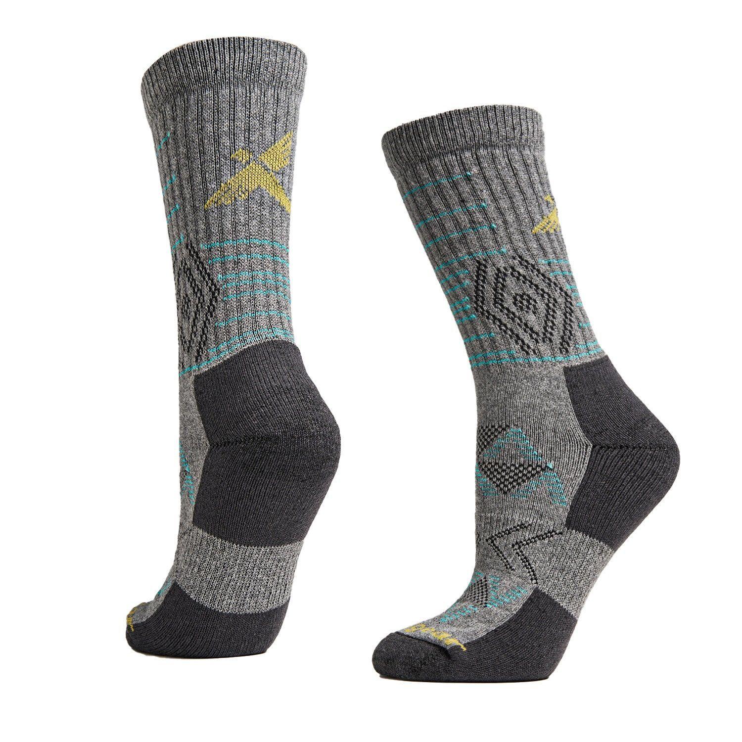 Calcetin Andesgear Unisex Hiking Mid Crew Gris-0