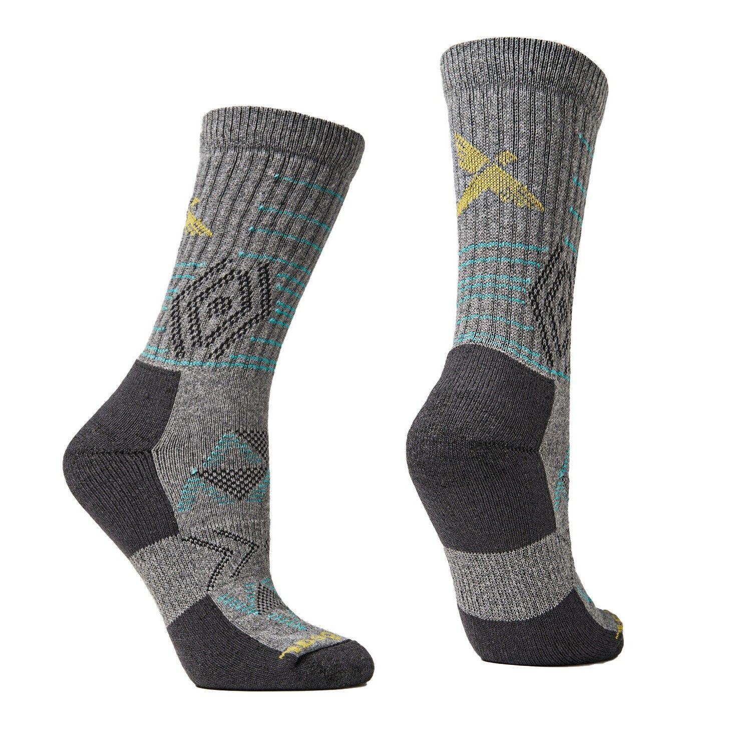 Calcetin Andesgear Unisex Hiking Mid Crew Gris-1