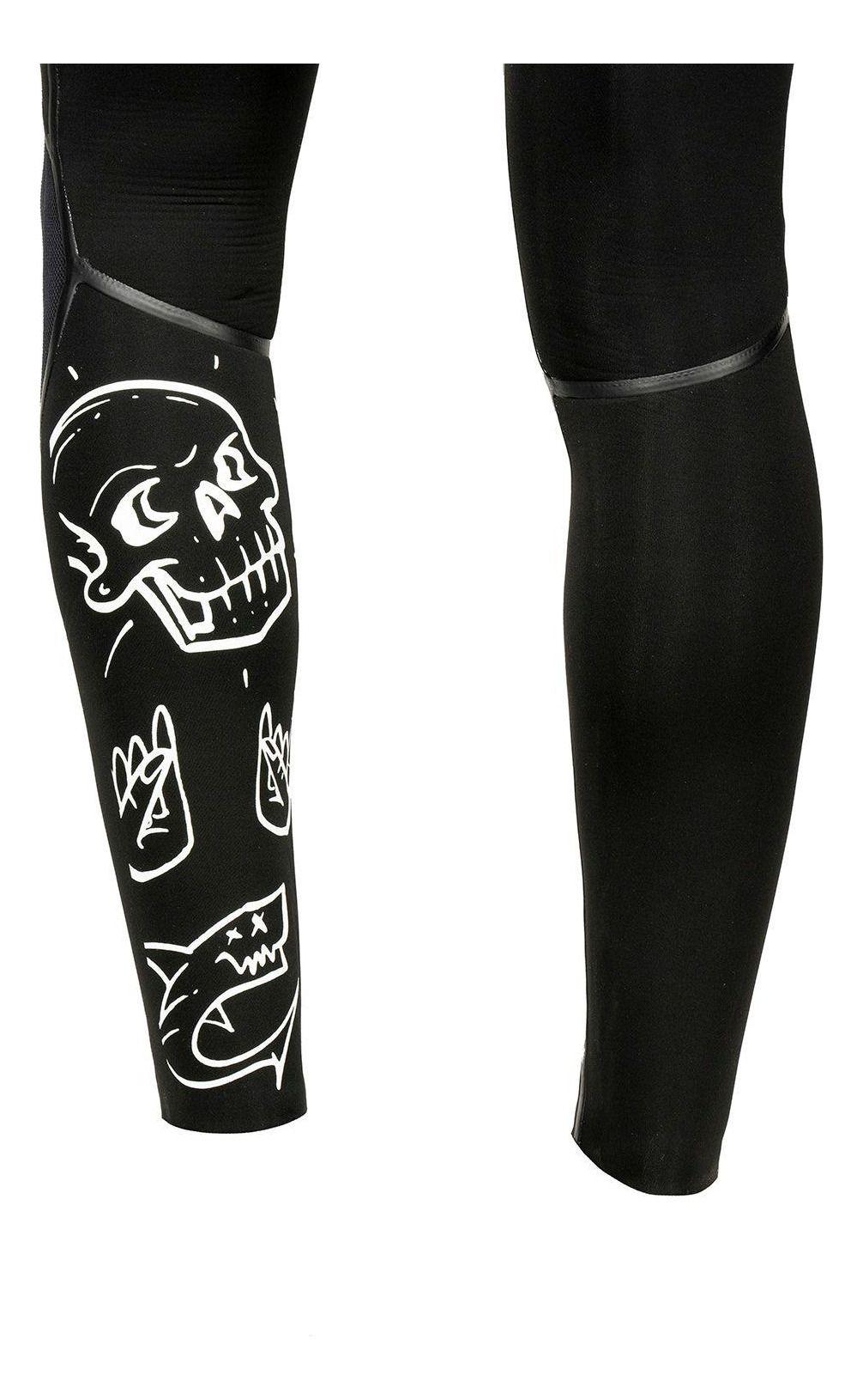 Traje Stoked Hombre De Agua G6 37716 Hooded Negro-2