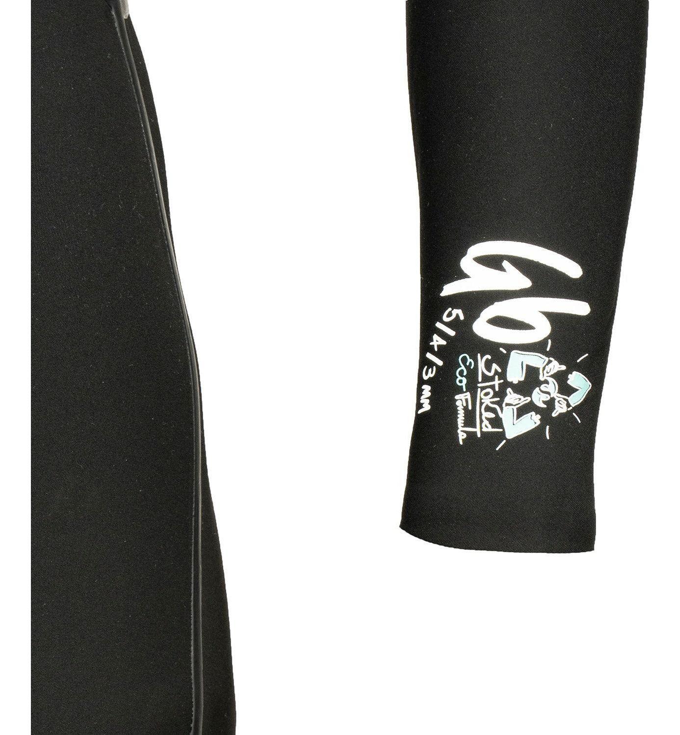 Traje Stoked Hombre De Agua G6 37716 Hooded Negro-3