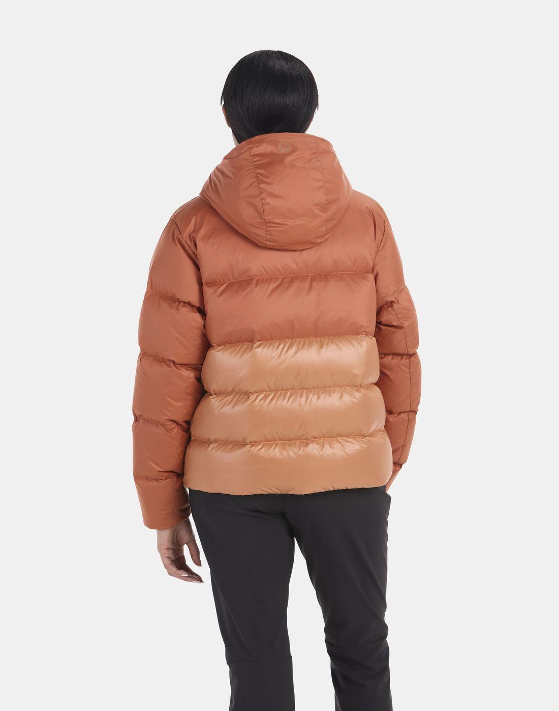 Chaqueta Marmot Mujer W Guides Down Hoody Naranja-1