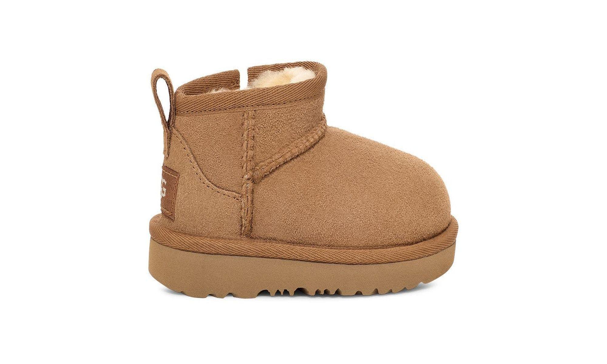 Bota Toddlers Ugg Classic Ultra Mini Café-0
