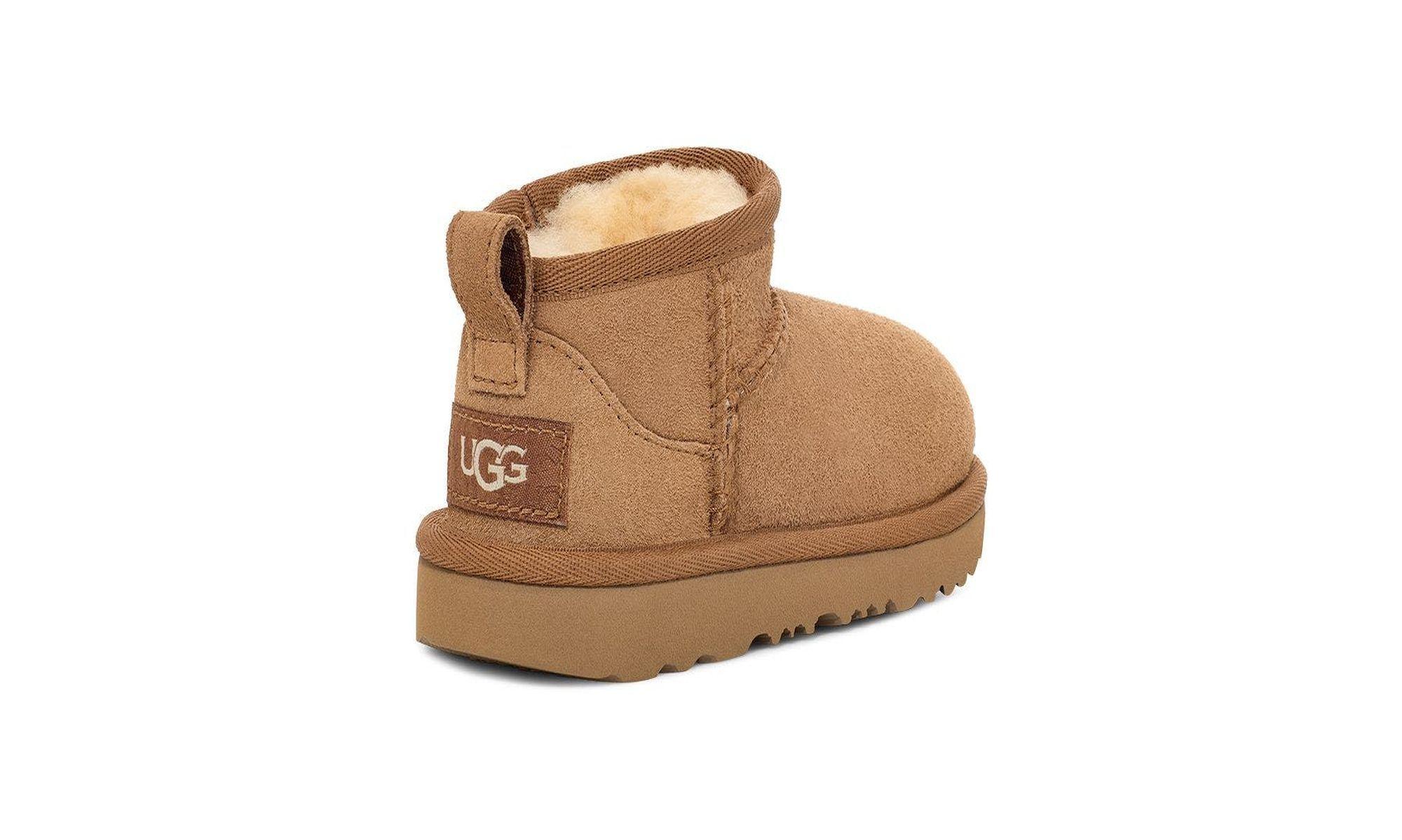 Bota Toddlers Ugg Classic Ultra Mini Café-2