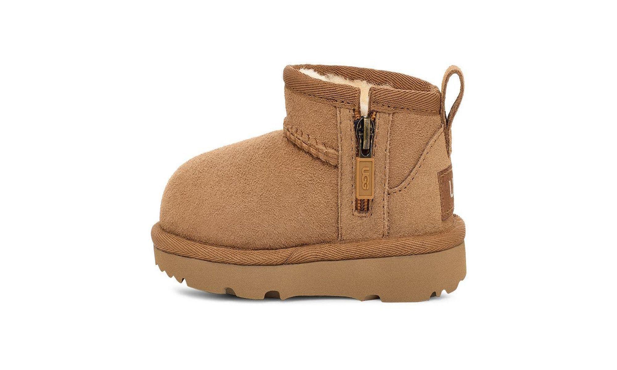 Bota Toddlers Ugg Classic Ultra Mini Café-3