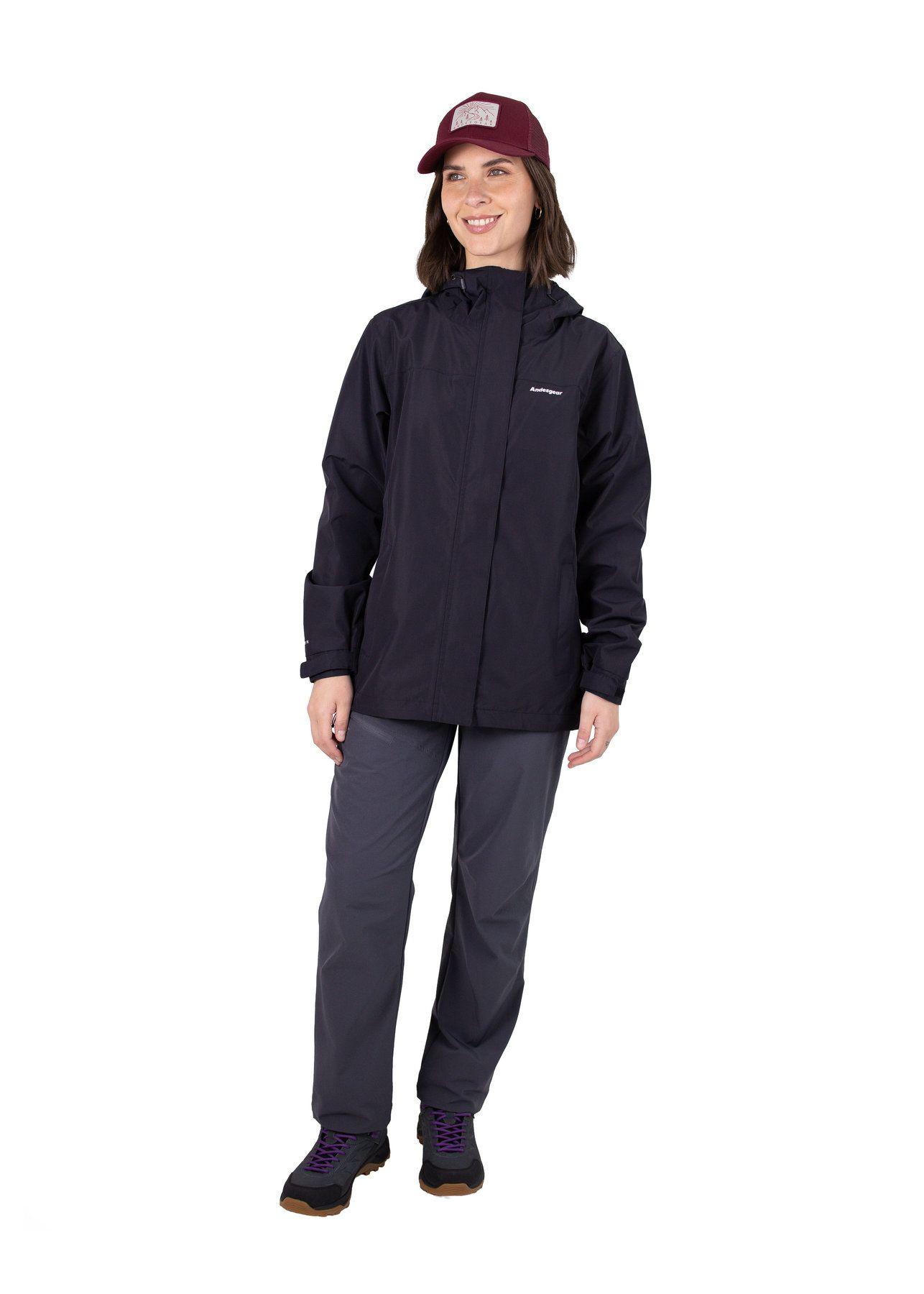 Chaqueta Andesgear Mujer Impermeable Pumalin AG001 Negro-2