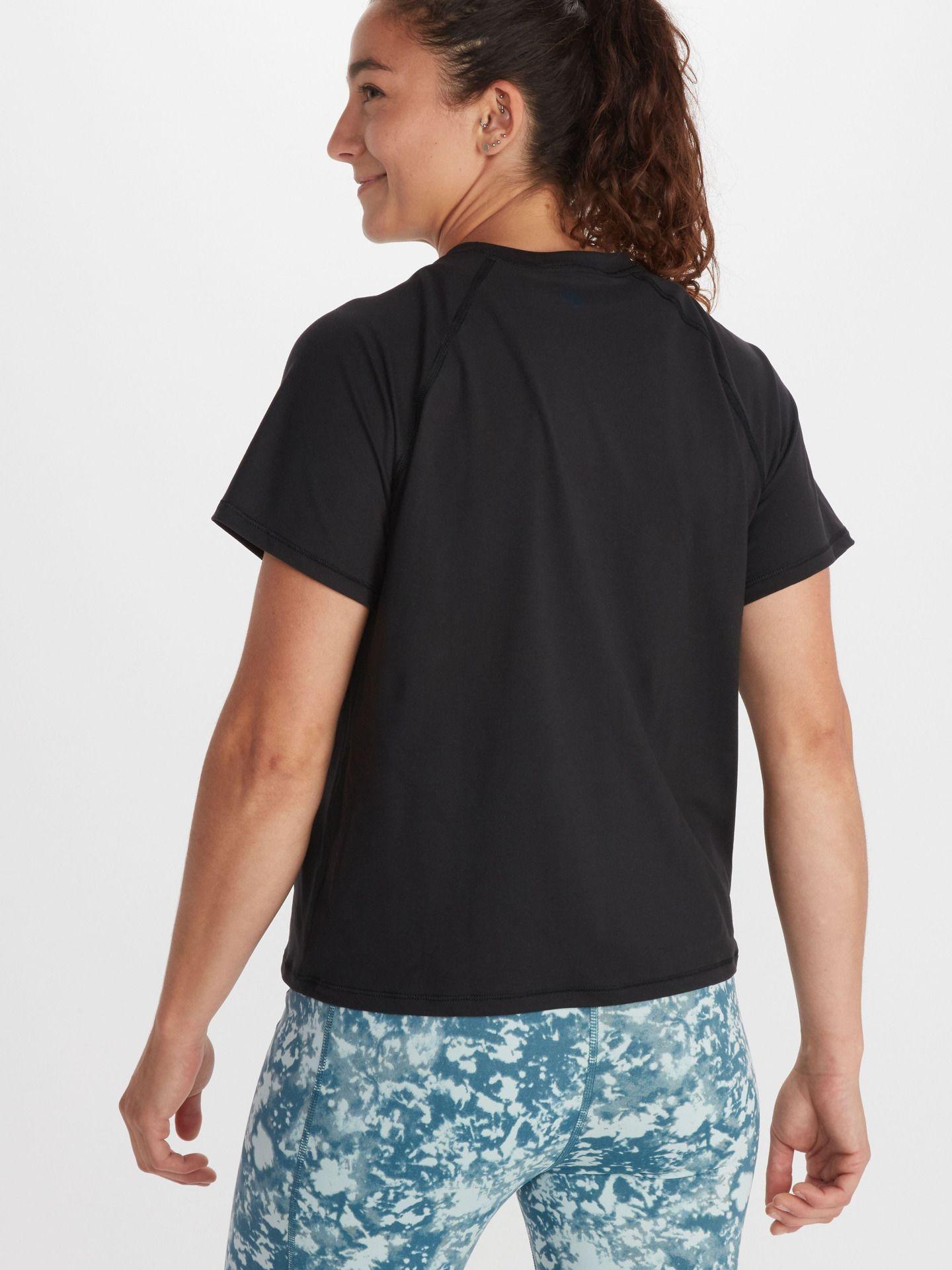 Polera Marmot Mujer Windridge Ss Negro-2