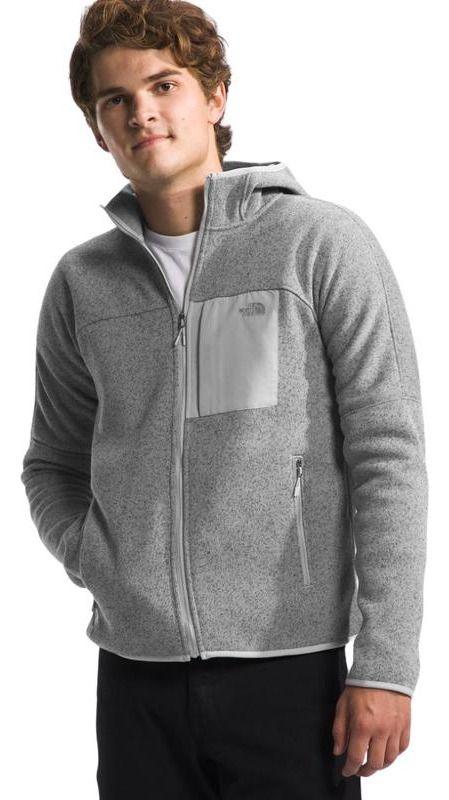 Polar The North Face Hombre Front Range Fleece Hoodie Gris-0