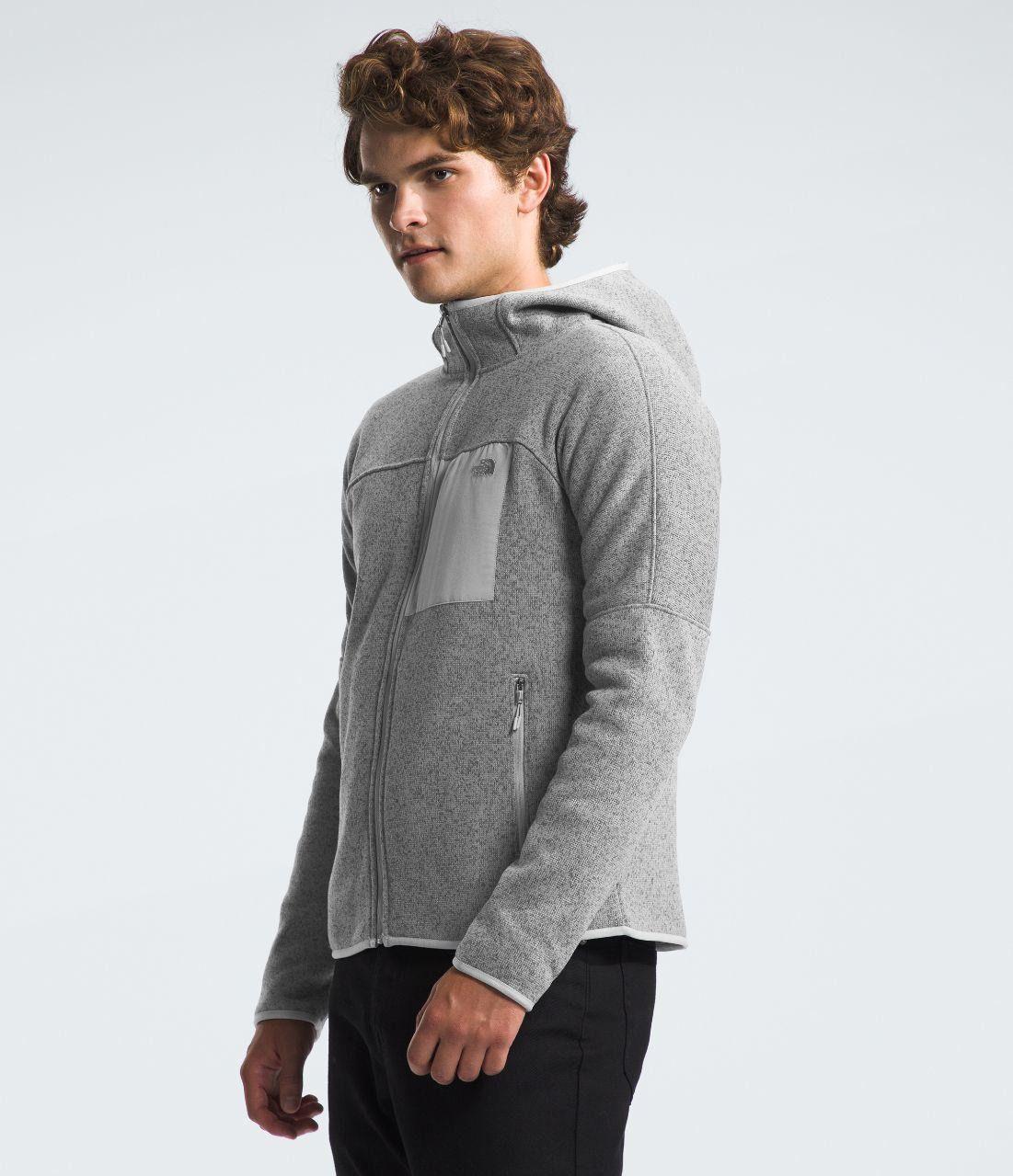 Polar The North Face Hombre Front Range Fleece Hoodie Gris-2