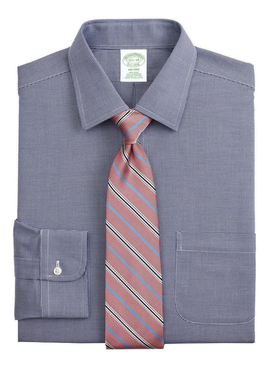 Camisa Brooks Brothers Hombre Milano Slim-fit Azul-0