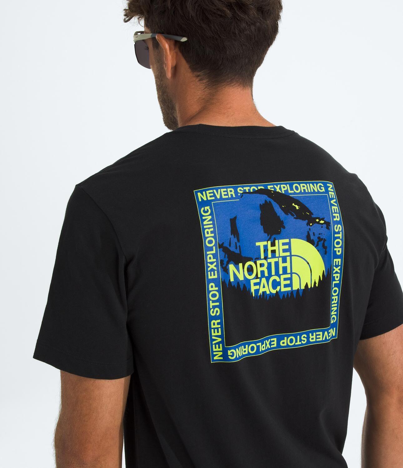 Polera Stay Exploring Regular Short Sleeve Te Hombre Negro-2