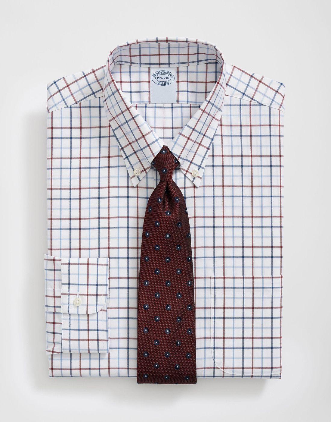 Camisa Brooks Brothers Hombre Ds Ni Sppt Pbd Slim Blanco-0