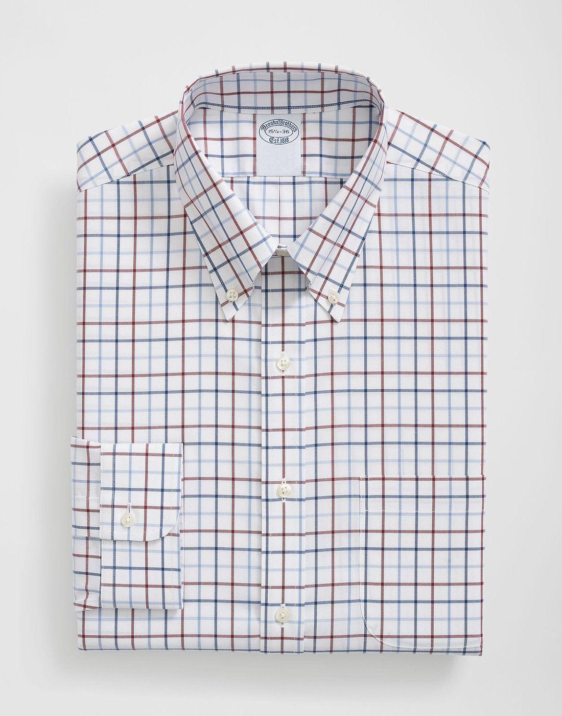 Camisa Brooks Brothers Hombre Ds Ni Sppt Pbd Slim Blanco-2