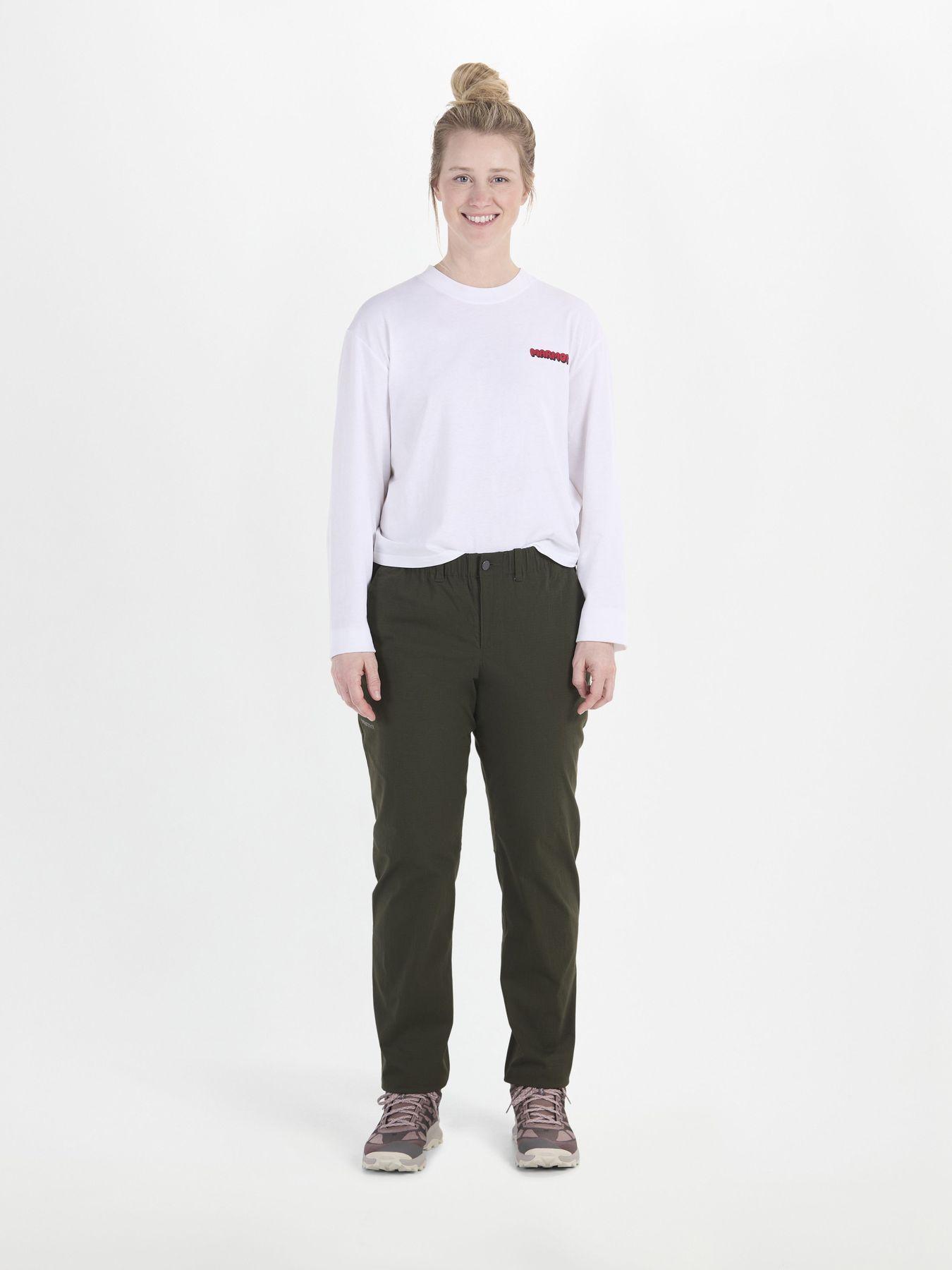 Pantalon Marmot Mujer Topanga Pant Verde-2