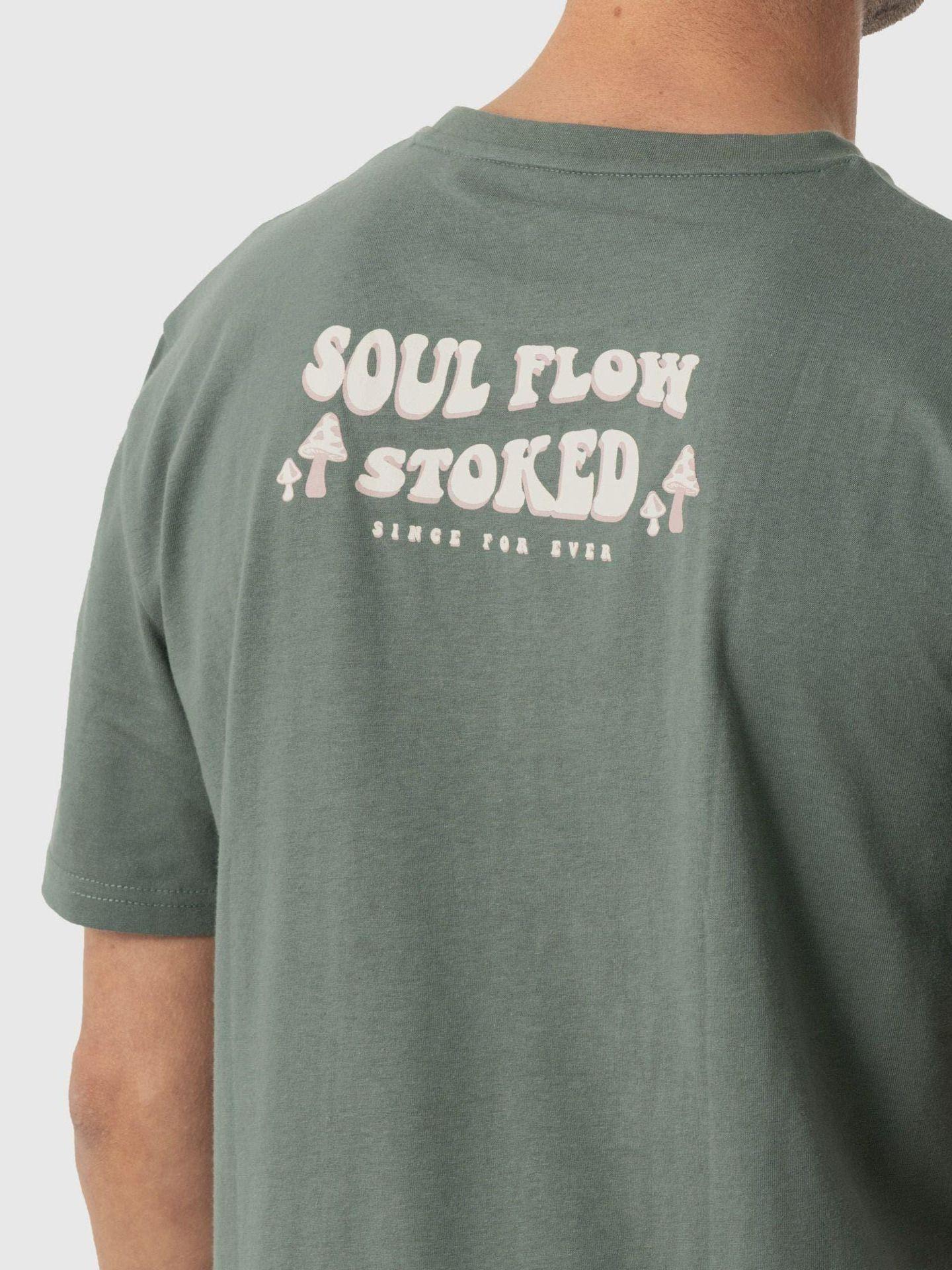 Polera Stoked Hombre Pop Reciclada Verde-4